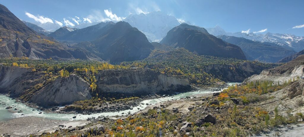 Mount Ralaposhi and River Hunza
