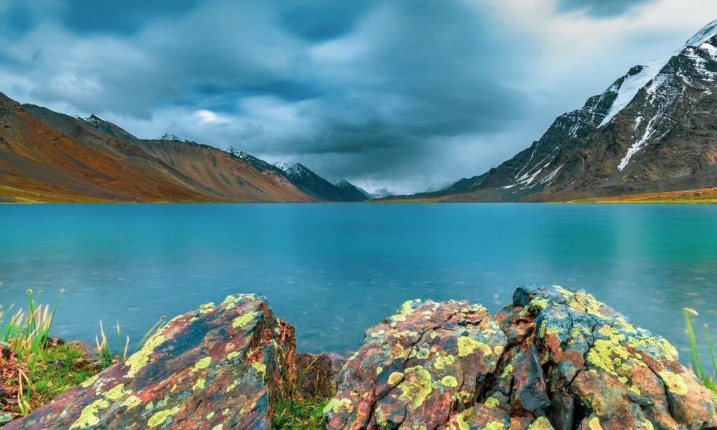 Karambar lake..,