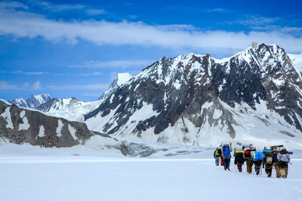 Snow lake…,